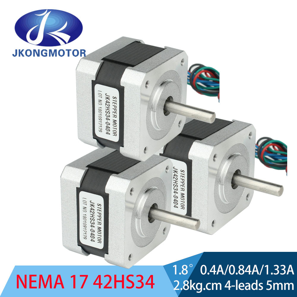 1,8 Grad 2 Phase 42mm NEMA17 hybride Drähte JK42HS40 Schrittmotor-4