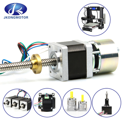 Jkongmotor NEMA 8/11/14/17/23/24/34 T5/T8/T10 Trapezfaden-Schraub-Linear-Schrittmotor mit Schraub-Schrittmotor