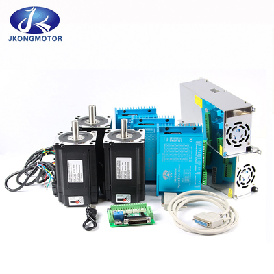 Jkongmotor Nema 11 17 23 24 34 Closed-Loop-Hybrid-Set mit integriertem Schrittmotor mit Encoder / Bremse / Getriebe
