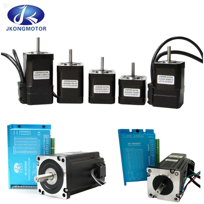 Jkongmotor Nema 11 17 23 24 34 Closed-Loop-Hybrid-Set mit integriertem Schrittmotor mit Encoder / Bremse / Getriebe