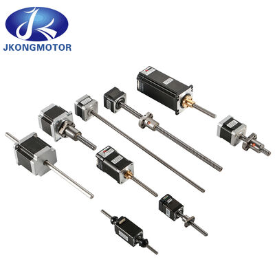 Jkongmotor OEM ODM Kundenspezifischer 2-Phasen-Hybrid-Bipolar-Nema 8 11 14 17 23 24 34 Linearschrittmotor mit Gewindespindel