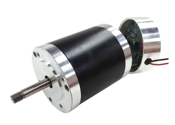 80mm rundes BLDC 0.28Nm 2500rpm integrierten schwanzlosen DC-Motor für Gebläse