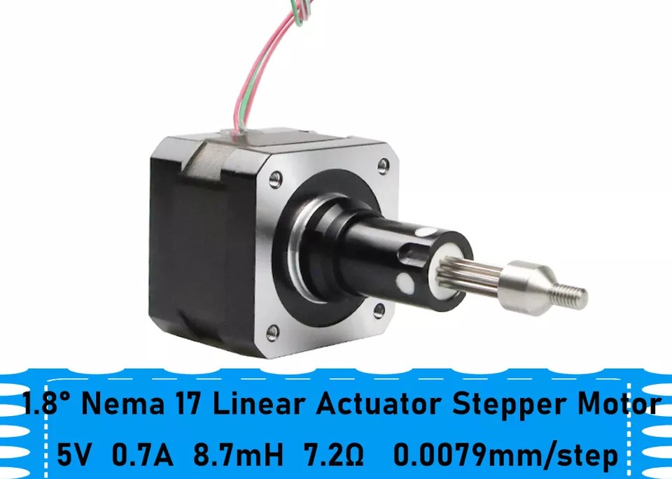 Leitspindel-Schrittmotor-Doppeltes Phase 42mm JKM NEMA17 2 stapeln sichernde hybride Linear-Verstellgeräte