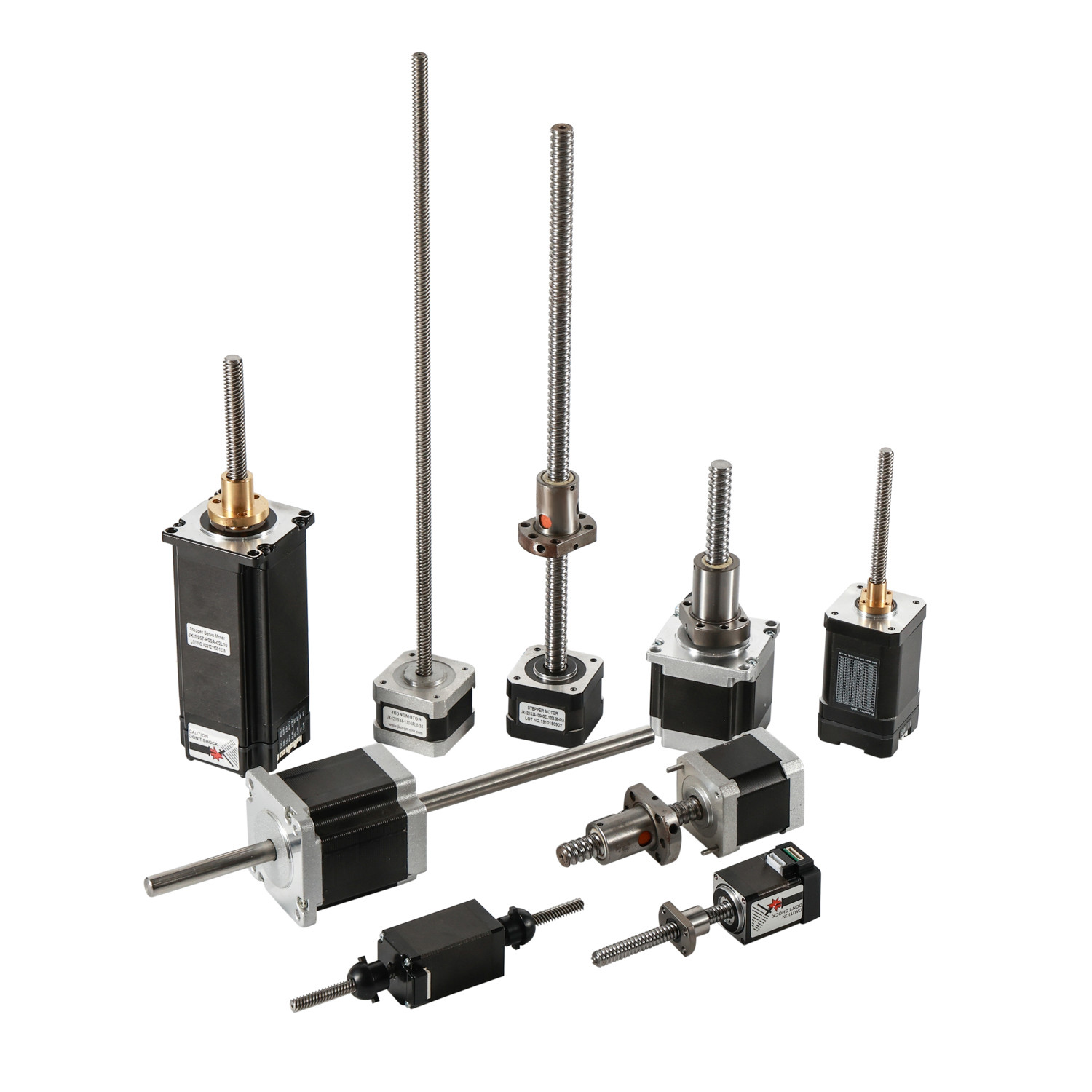 Jkongmotor NEMA 8/11/14/17/23/24/34 T5/T8/T10 Trapezfaden-Schraub-Linear-Schrittmotor mit Schraub-Schrittmotor