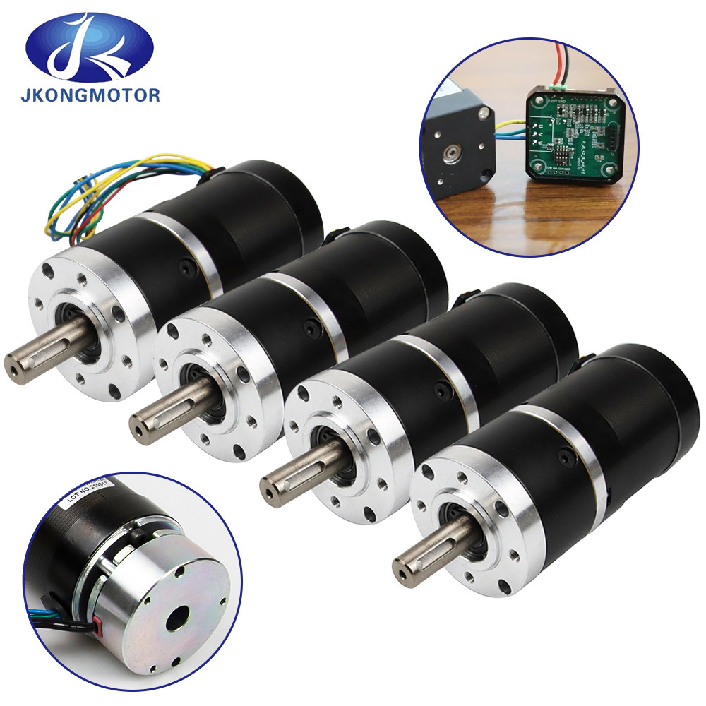 Jkongmotor kundenspezifischer 24v 36v 48v BLDC Getriebe Motor 3000rpm 42 57 60 80 BLDC Bürstenloser Dc Getriebe Motor für CNC-Maschine