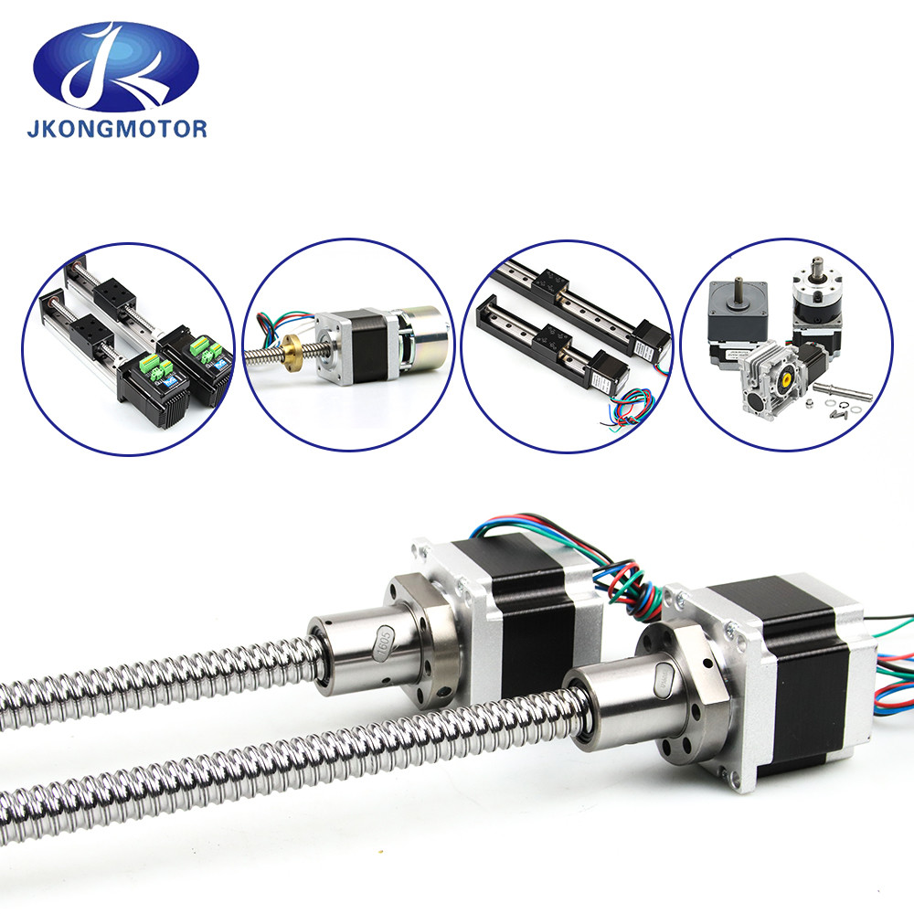 Jkongmotor Linear-Schrittmotor Nema 11 17 23 34 Linear-Elektromotor mit langlebiger Kugelschraube