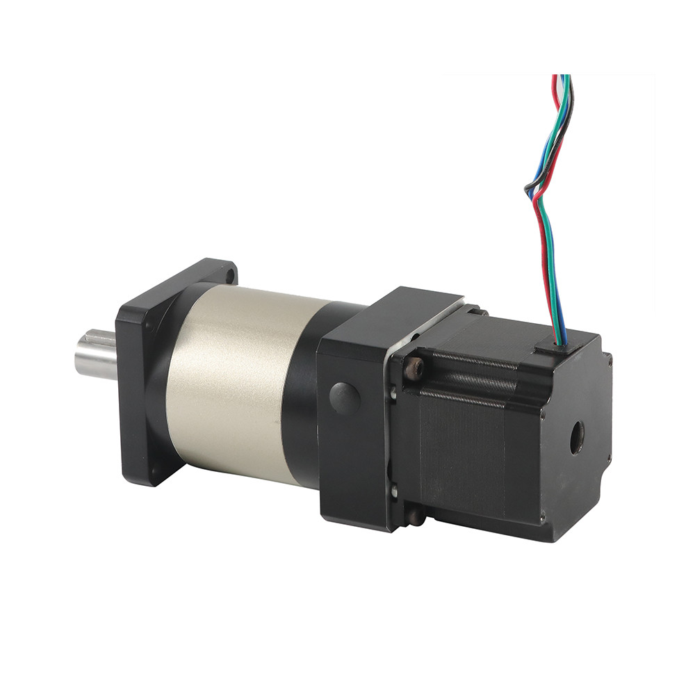 Gleichstrom-Schrittmotor mit kleinen Zahnrädern NEMA23 JK57HSPLF
