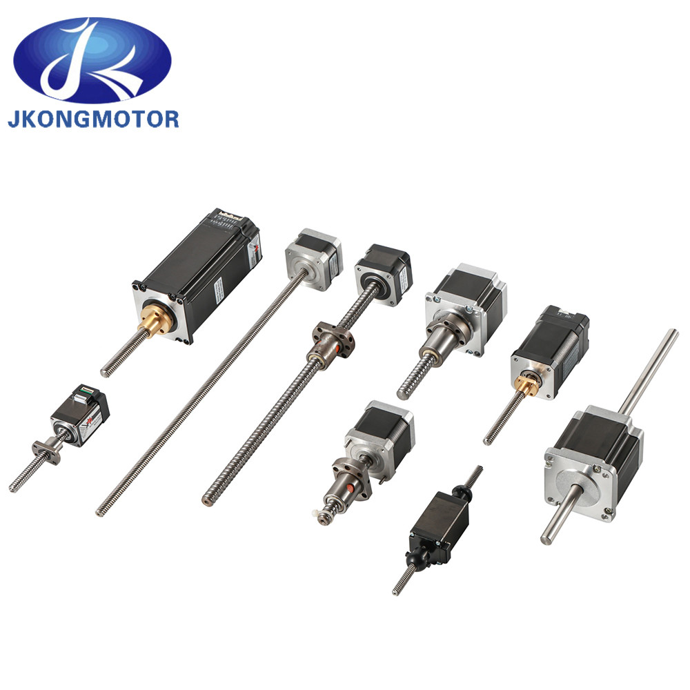 Jkongmotor Chinesische Fabrik Nema8 11 14 16 17 23 24 34 Linear-Schrittmotor mit Schraube für 3D-Drucker Linear-Schrittmotor
