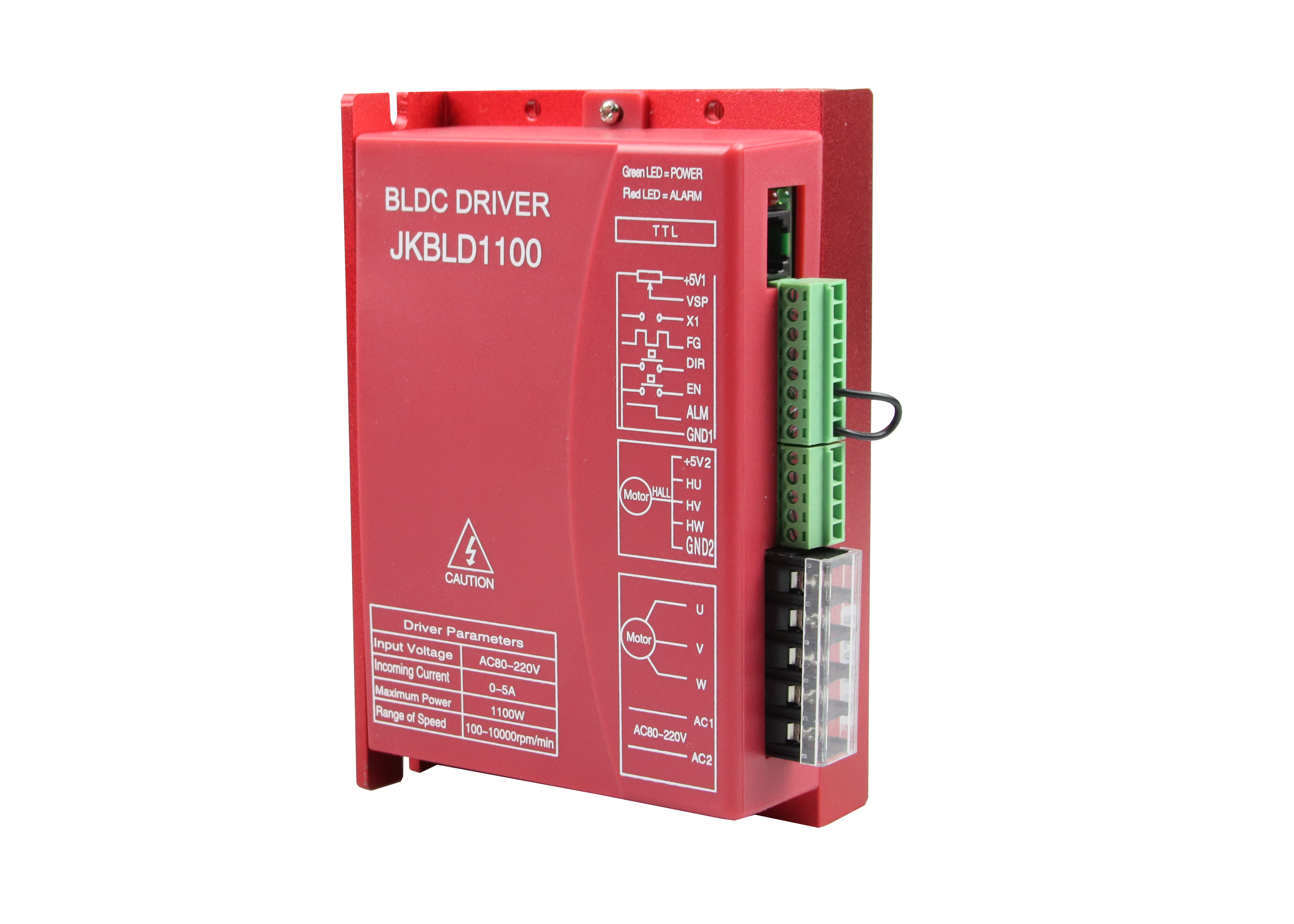 JKBLD1100 110BLS schwanzloser DC-Bewegungsprüfer AC80V-250V 0-5A 1100W